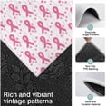 thumbnail image 3 of Pink Breast Cancer and Pioneer Flower Kitchen Rugs Sets Of 3,Kitchen Runner Rugs Non Skid Washable,Decorative Kitchen Floor Mats for Kitchen,Sink,Laundry,17"x30"+ 17"x47" + 17"x59", 3 of 6