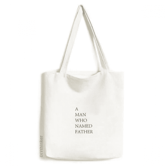 Man Love Dad Father Futrue Tote Canvas Bag Shopping Satchel Casual Handbag