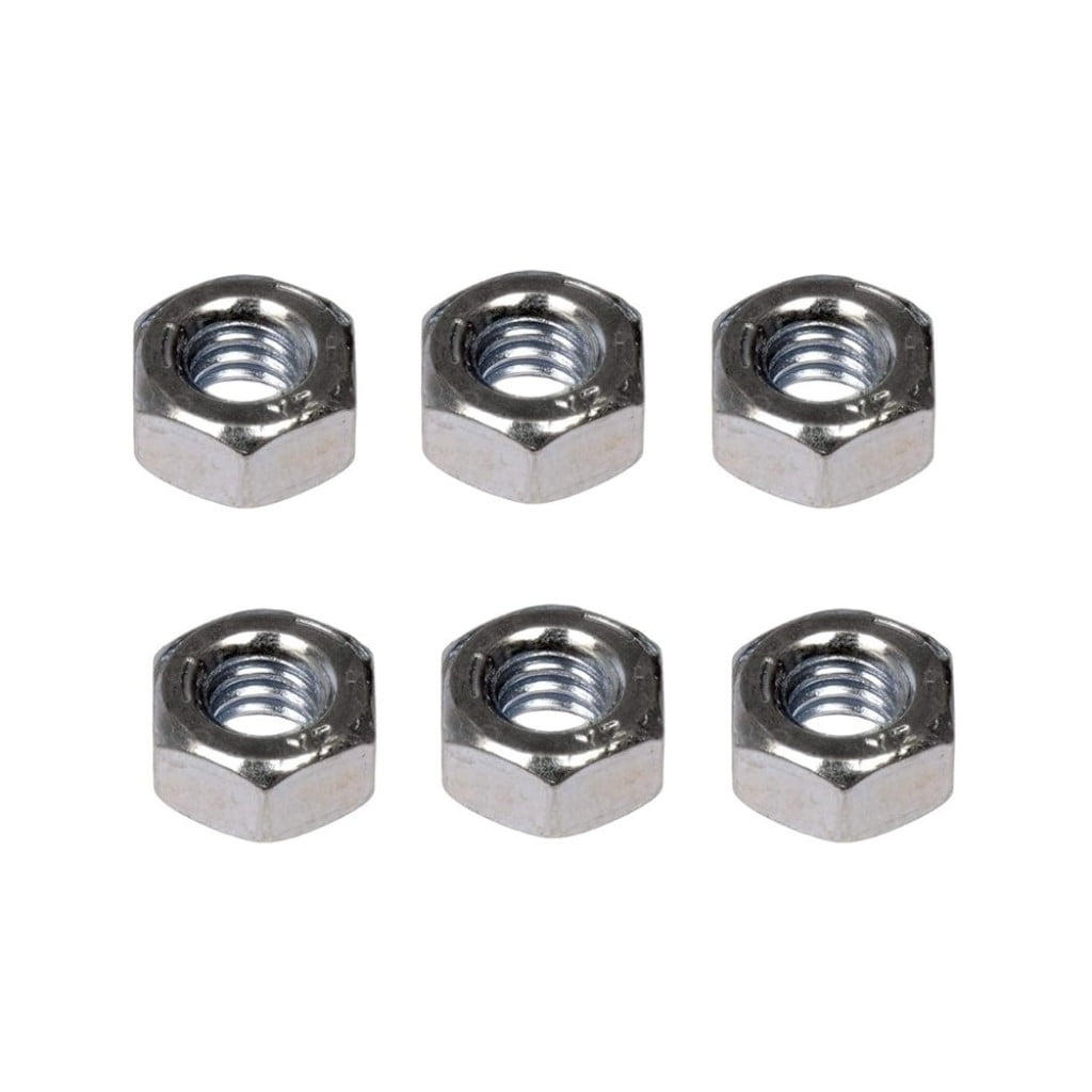 KarParts360 Machine Screws | Steel Material | Clear, Zinc Finish | Round Screw | Coarse Thread | Slotted Drive Style | Push Head Shape | 12 Pieces