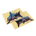 thumbnail image 1 of 2 piezas autoadhesivas decoración pasta dientes de tiburón s de coche 25x17 cm SM SunniMix Pegatina Buceo, 1 of 6
