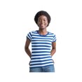 thumbnail image 1 of Mantis - Camiseta de Rayas para Mujer (Marino, Blanco), 1 of 1