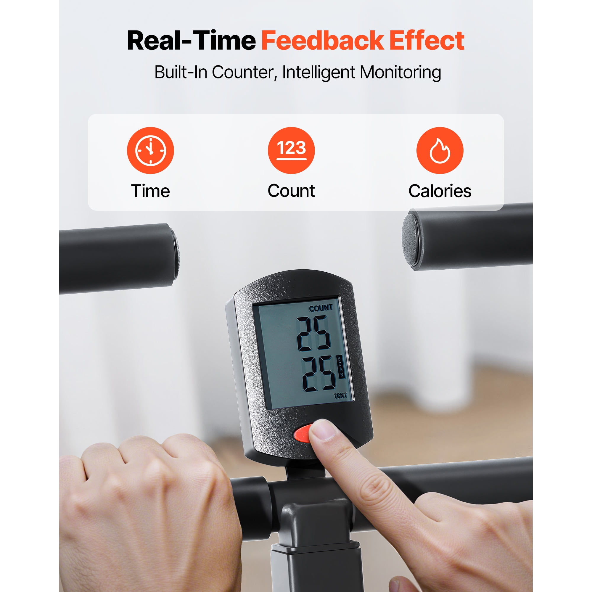 KFFKFF Foldable Squat and Rowing Machine for Home Workouts, Easy-to-Set-Up Exercise Equipment with 3 Durable Resistance Bands, Glute and Leg Training Machine, Black