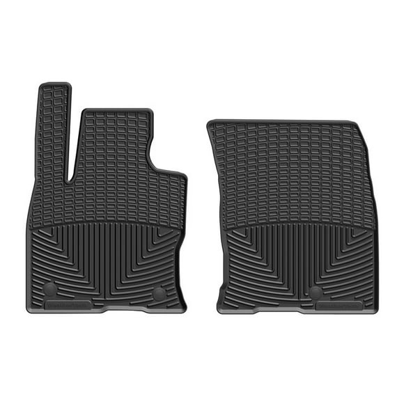Weathertech Floor Mat W531 All-Weather; Direct-Fit; Deeply Sculpted Channels; Black; Thermoplastic Elastomer TPE; 2 Piece