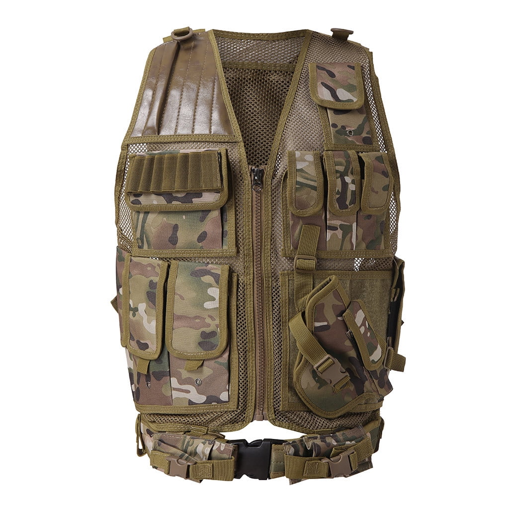 Men Women Protective Breathable Vest Field survival adventure Vest