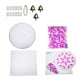 thumbnail image 5 of Kits de cuentas fusibles, campanas de viento, tableros de clavijas, cuentas Perler, juguetes educativos, regalo Rosa 31cm, 5 of 7