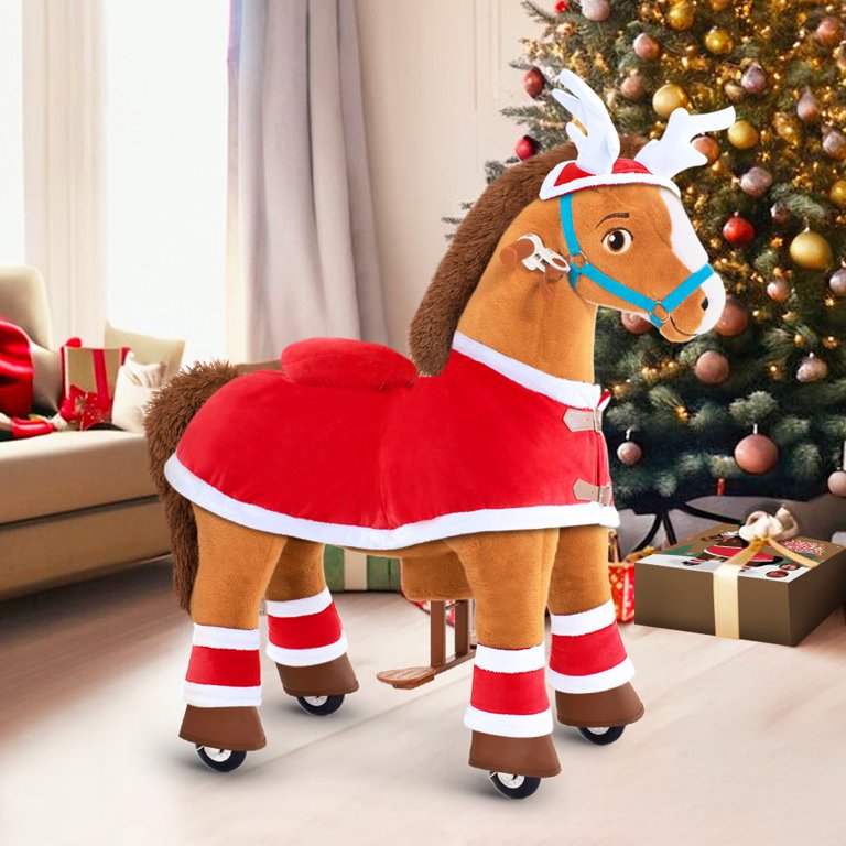 PonyCycle Ride on Horse Christmas Costume Size 4 for Age 4-8 - Walmart.com