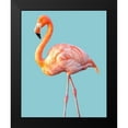 thumbnail image 2 of Jannsen, Brian 12x14 Black Modern Framed Museum Art Print Titled - Flamingo, 2 of 5