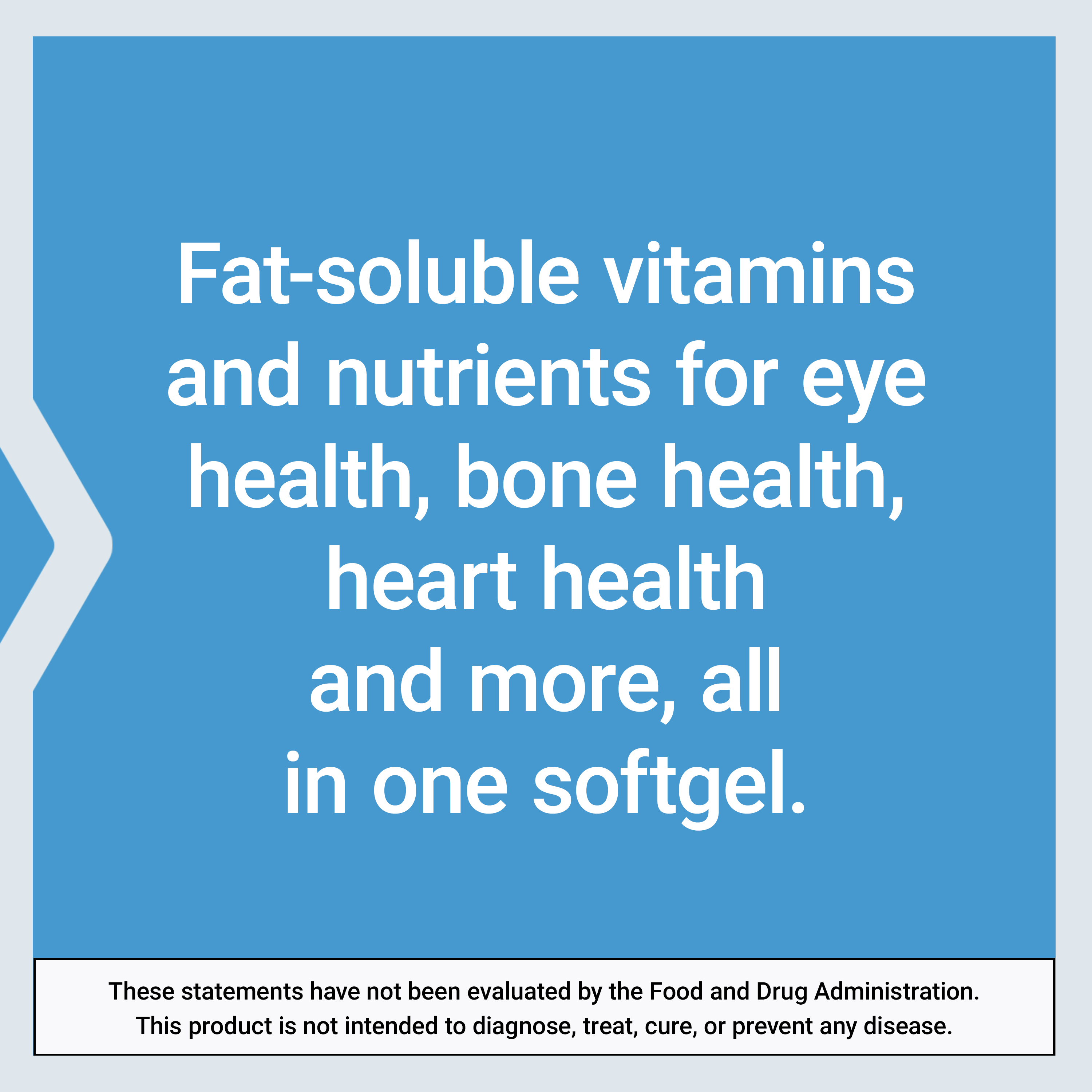 Life Extension Once-Daily Health Booster, vitamins E, K1 & K2, phospholipids, fat-soluble nutrients for eye health, bone health, heart health, gluten-free, 1 daily, non-GMO, 30 softgels