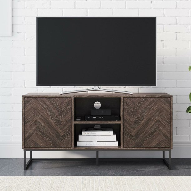 Stemple TV Stand for TVs up to 50", Weight Capacity (lbs) 64 lb., Push