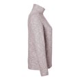 thumbnail image 6 of North End NE415W Women's Eclipse Jacquard Quarter-Zip Pullover-Burgundy Heather-XS, 6 of 6
