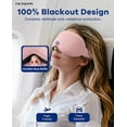 thumbnail image 4 of 3D Cooling Eye Mask for Sleeping - Gel Eye Mask for Puffy Eyes, Migraines & Dark Circles Relief (Pink), 4 of 9