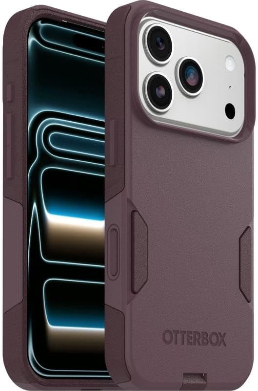 OtterBox iPhone 17 Pro (Only) Bundle: Commuter Series MagSafe Case & Screen Protector - Purple Mystery - Built-in magnets - Thin & Protective - with Port Protection - Non-Retail Packaging
