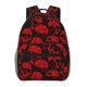 thumbnail image 1 of Fotbe Red Skulls Mochila Casual con Estampado para Escuela, Viajes y Actividades al Aire Libre - Duradera, Ligera y Cómoda, 1 of 5