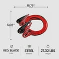 thumbnail image 4 of Master Mechanic 2 Pack 2 Gauge Jumper Cables for Car & Truck Battery, 20-Ft, 4 of 8
