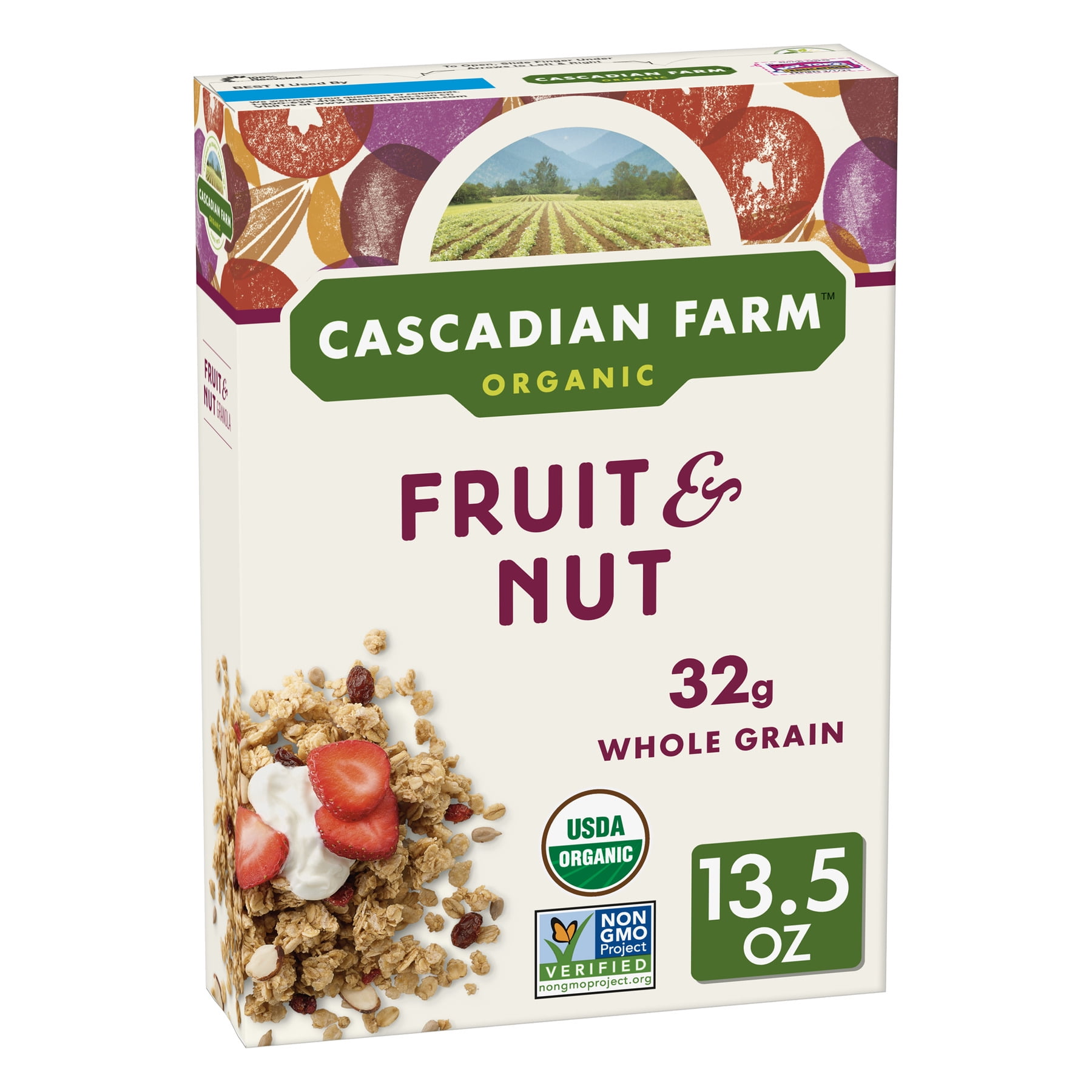 Cascadian Farm, Granola, Organic, Fruit and Nut, 13.5 oz