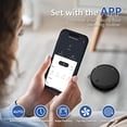thumbnail image 2 of Robot aspirador y fregona combinado, WiFi/App/Alexa, aspirador robótico con programación, robot aspirador 2 en 1 con depósito de agua y cubo de basura, autocargable, delgado, ideal para suelos duros,, 2 of 5