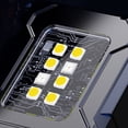 thumbnail image 3 of Llavero con luz LED COB SMD con clip para gorra y carga USB, linterna LED, luz de trabajo giratoria, 3 of 8