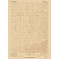 thumbnail image 2 of USGS 14x18 Gold Ornate Wood Framed with Double Matting Museum Art Print Titled - North West Bill Wyoming Quad - USGS 1970, 2 of 4