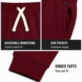 thumbnail image 3 of Lee Boys' Sweatpants - 4 Pack Basic Cozy Active Fleece Jogger Pants with Pockets (4-20), 3 of 5