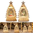 thumbnail image 5 of Glowing Christmas Tree Snow Globe Lantern - Enchanting Holiday Decor!, 5 of 8