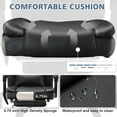 thumbnail image 4 of JONPONY Big and Tall Office Chair 500LBS Executive Office Chair Massage and Footrest Ergonomic Computer Desk Chair Reclining High Back Leather Office Chair Lumbar Back Support Swivel Rolling,Black, 4 of 12