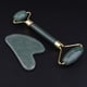 thumbnail image 3 of de Tablero de Doble Rodillo Jade , Antiarrugas, Estiramiento de Facial, Levantamiento - Oro Yuyangstore Rodillo de masaje de piedra de jade, 3 of 8