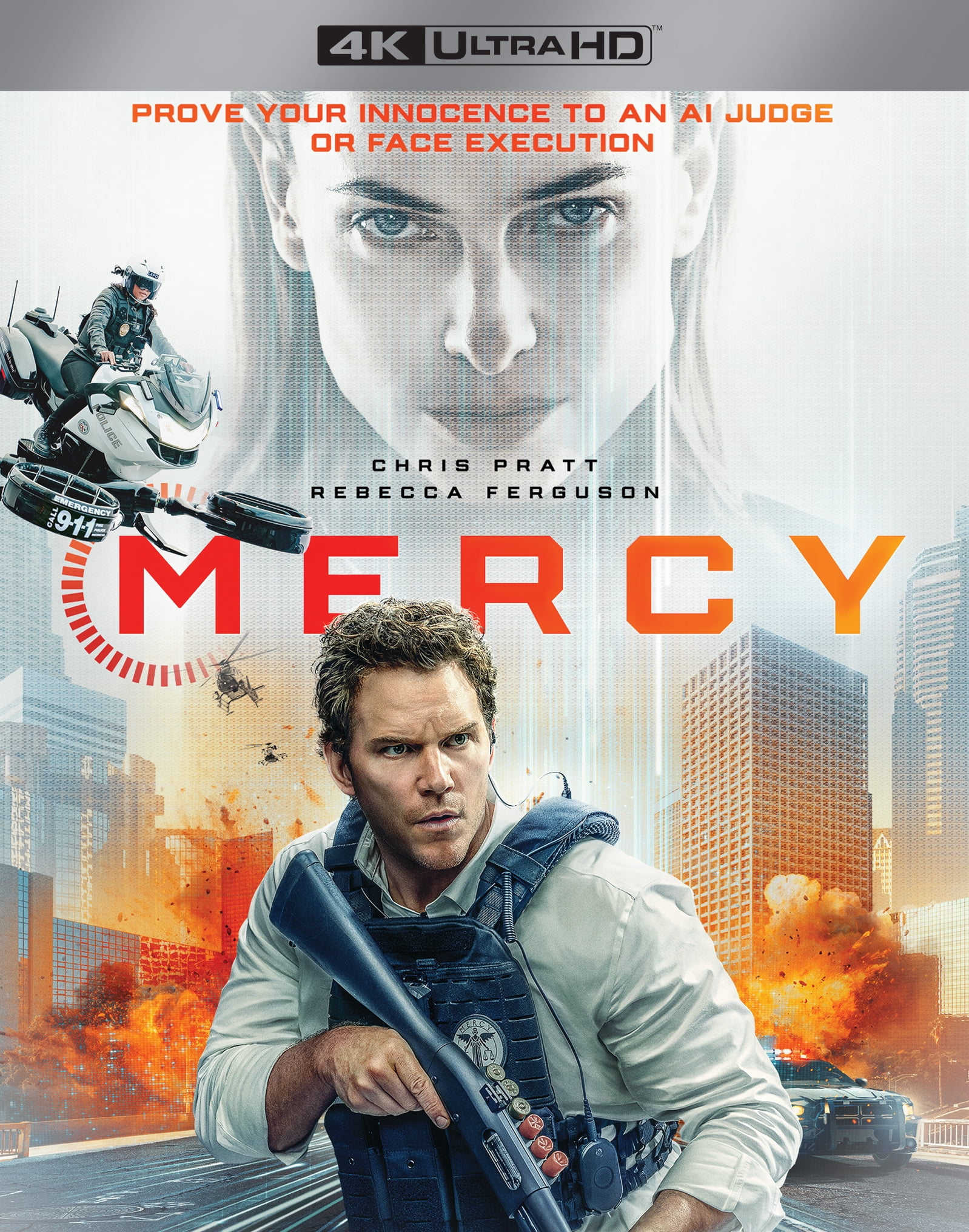 Mercy (4K Ultra HD) Amazon MGM Studios, Sci-Fi