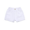 thumbnail image 1 of Kmbangi Kids Girls Denim Shorts High Elastic Waist Ripped Jeans Short Pants for Summer 2-8T, 1 of 9