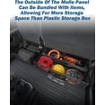 thumbnail image 4 of JOYTUTUS Under Seat Storage Molle Panel Accessories Compatible With 2015-2026 F150 & 2017-2026 F250 F350 Supercrew Cab, 4 of 8