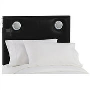 Skyline Furniture - Full Vinyl Mp3 Headboard, Black