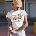 thumbnail image 2 of Dibs on the Cowboy, Western Desert Themed Merch Gift, White T-Shirt, XL, 2 of 5