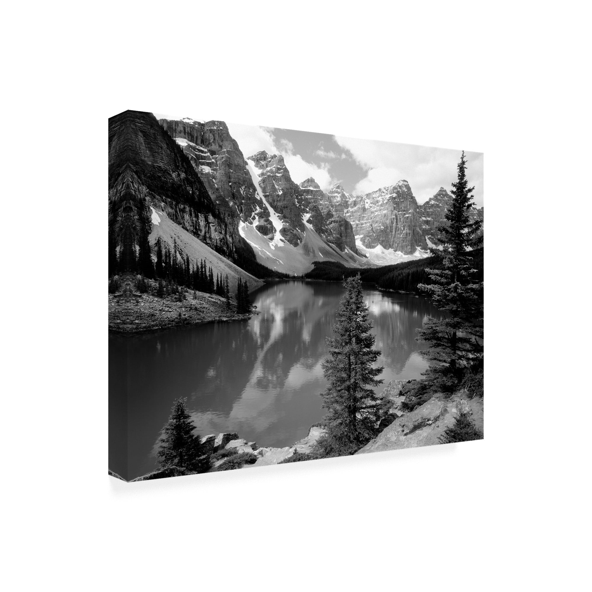 Trademark Fine Art 'Moraine Lake Canadian Rockies Canada' Canvas Art by Monte Nagler