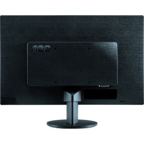AOC E970SWN 18.5" LED LCD Monitor - 16:9 - 5 ms - Adjustable Display Angle - 1366 x 768 - 16.7 Million Colors - 200 Nit - 700:1 - WXGA - VGA - 15 W - Black - RoHS, ENERGY STAR 6.0, EuP, EPEAT Silver - image 2 of 4