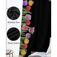 thumbnail image 6 of Easter Tulip Blackout Curtains 90 Inch Length 2 Panels Set for Living Room Bedroom, Spring Watercolor Country Flower Plant Privacy Window Treatment Thermal Insulated Black Out Drapes 52"x90", 6 of 8