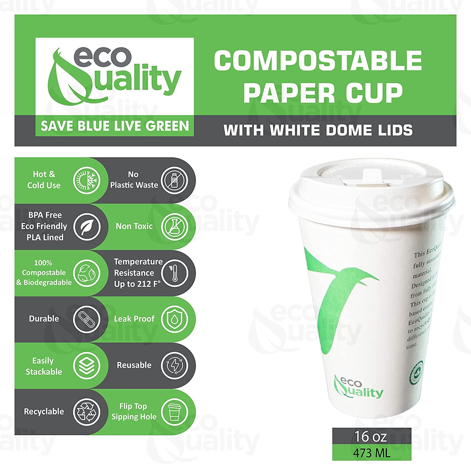 CantaGreen 3 OZ Heavyduty Cups,300 Count White Paper Bath Cup