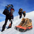 thumbnail image 2 of Xihbxyly Crampones de Nieve, Pinzas de Acero Al Manganeso de 8 Dientes, Cubrezapatillas Antideslizantes, Mayor Tracción En Hielo, Nieve y Barro, Actividades Al Aire Libre, Senderismo y Montañismo, In, 2 of 7