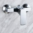thumbnail image 2 of Grifo de ducha de pared cromado moderno con mezclador de ducha para agua fría y caliente Kuyhfg Sin marca, 2 of 5