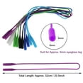 thumbnail image 4 of 6pcs Silicone Glasses Straps, TSV Anti-slip Eyewear Retainers, Colorful Sunglass String Holders, Eyeglass Rope, 4 of 8