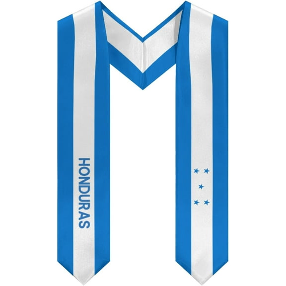 Honduras Cool Graduation Stole Shawl Sash Honor For Study Aboard International Students