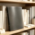 thumbnail image 4 of 1 Inch 2 Ring Binder, Durable PVC Plastic Loose Leaf Binder with Metal Round Rings, Refillable Document Organizer for office supplies Office Home, Compact Notebook Cover for Notes Journals and Files, 4 of 6