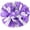 Light Purple/White, variant on One Set of 2PCS Plastic Cheerleading Pom Poms with Baton Handle Cheer Pomoms for Kids Adults Cheering Sports Team Spirit Party