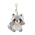 thumbnail image 2 of Fozruso Cute Cartoon Red Panda Keychain Soft Stuffed Animal Hanging Ornament Zoo Themed Collectible Accessory, 2 of 5