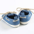 thumbnail image 4 of Baby Shoes Boy Girl Newborn Soft Soles Canvas Crib Prewalker Shoes Sneakers 0-18 Months, 4 of 5