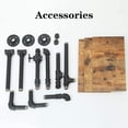 thumbnail image 3 of Industrial Pipe Shelving, Pipe Shelves with Wood Planks, Floating Shelves Wall Mounted, Retro Rustic Industrial Shelf for Bar Kitchen Living Room, 3 of 4