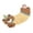Bear1-Brown-25.59*15.16IN, variant on U Shaped Toilet Mat, Diatomaceous Earth U-shaped Toilet-base Coverage for Bathroom Floor Home Decor Everyday Family Decor