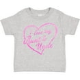 thumbnail image 3 of Inktastic I Love My Aunt and Uncle in Pink Chalk Heart Boys or Girls Toddler T-Shirt, 3 of 5