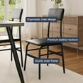 thumbnail image 6 of Asofer Dining Table Set for 4, Dining Room Set, Kitchen Table and upholstered Chairs for Small Space, Gray, 6 of 10