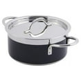 thumbnail image 1 of Bon Chef 60299BLACK Pot de Collection Française Classique 7 x 3 Po. 22 oz avec Couvercle, Noir - 1 quart, 1 of 2