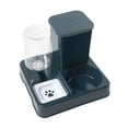 thumbnail image 3 of 2 en 1 Guberador de mascotas automático, dispensador de agua de gato y juego de tazón de alimentos Tazón para beber alimentador automático de mascotas, 3 of 8