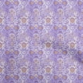 thumbnail image 1 of oneOone Silk Tabby Violet Fabric Batik Dress Material Fabric Print Fabric By The Yard 42 Inch Wide, 1 of 5
